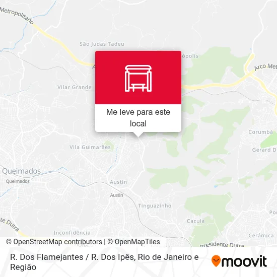 R. Dos Flamejantes / R. Dos Ipês mapa