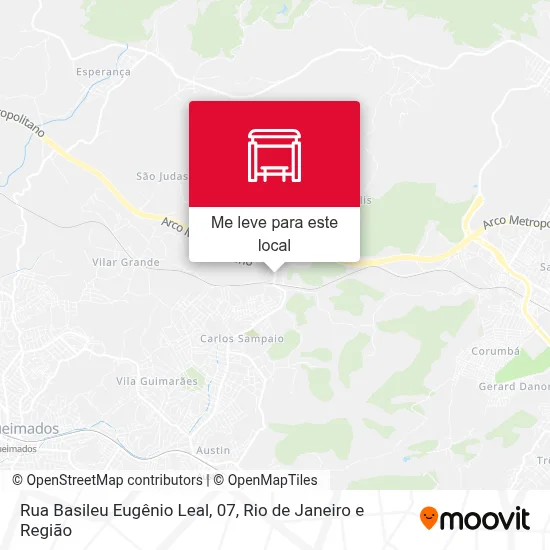 Rua Basileu Eugênio Leal, 07 mapa