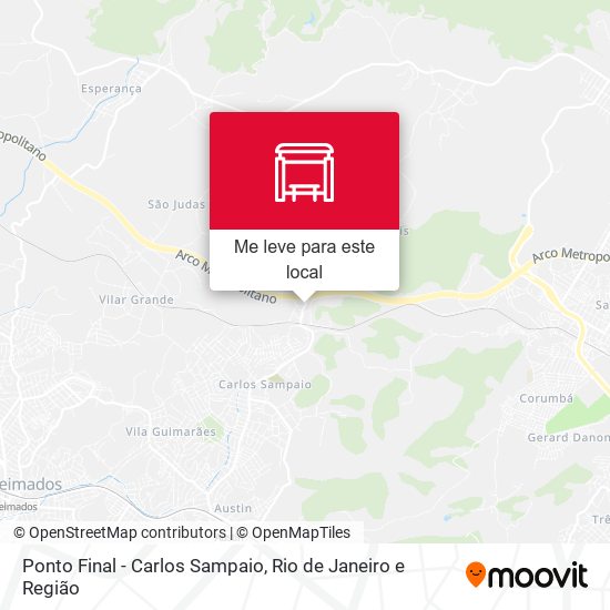 Ponto Final - Carlos Sampaio mapa
