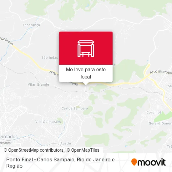Ponto Final - Carlos Sampaio mapa