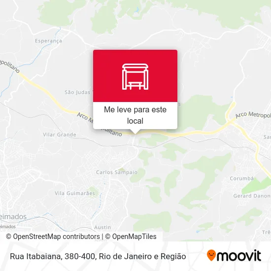 Rua Itabaiana, 380-400 mapa