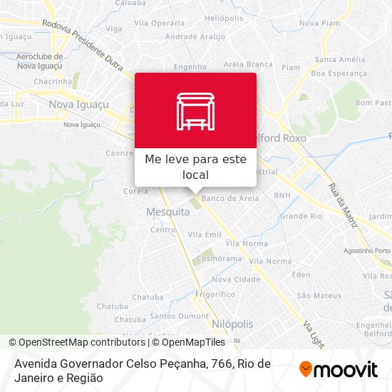 Avenida Governador Celso Peçanha, 766 mapa