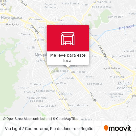 Via Light / Cosmorama mapa