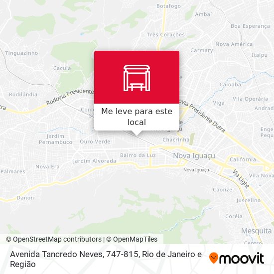 Avenida Tancredo Neves, 747-815 mapa