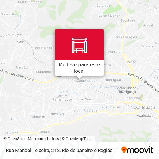 Rua Manoel Teixeira, 212 mapa