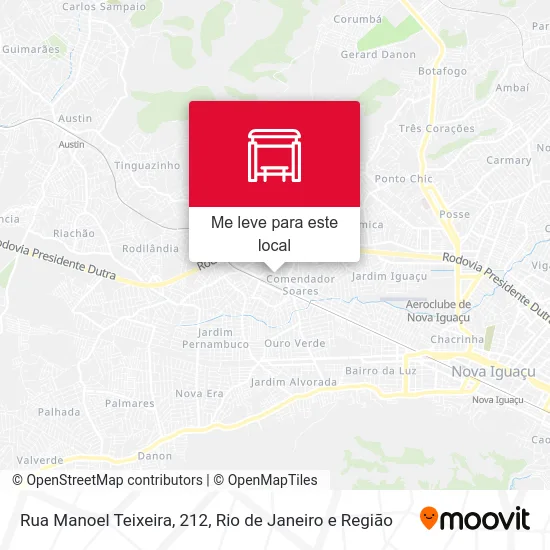 Rua Manoel Teixeira, 212 mapa