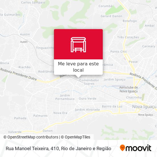 Rua Manoel Teixeira, 410 mapa