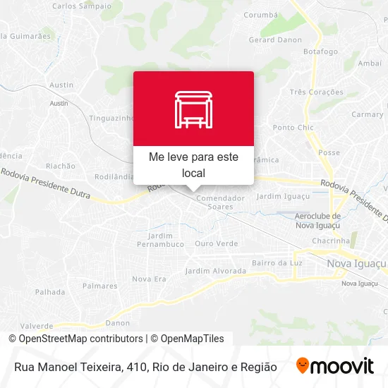 Rua Manoel Teixeira, 410 mapa