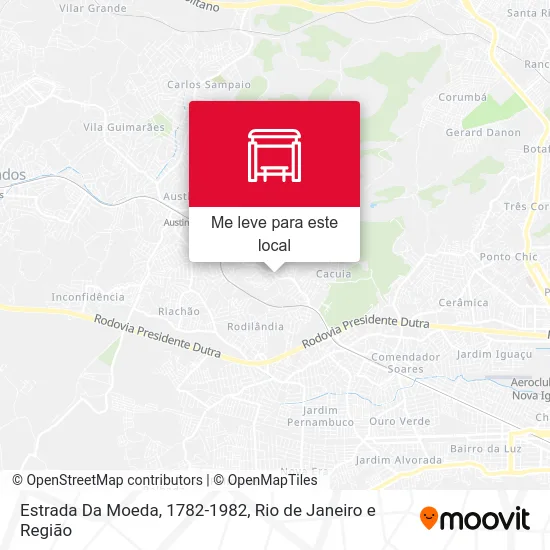 Estrada Da Moeda, 1782-1982 mapa