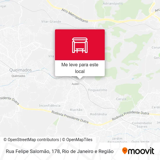 Rua Felipe Salomão, 178 mapa