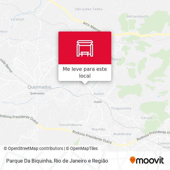 Parque Da Biquinha mapa