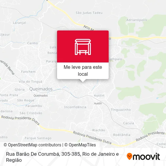 Rua Barão De Corumbá, 305-385 mapa