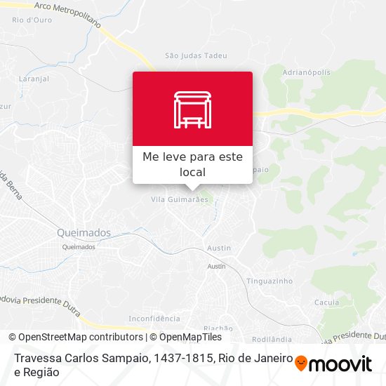 Travessa Carlos Sampaio, 1437-1815 mapa