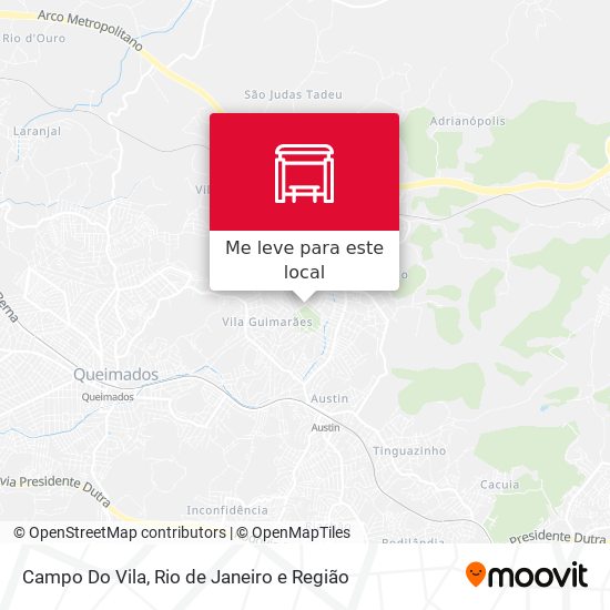 Campo Do Vila mapa