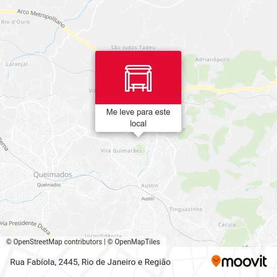 Rua Fabíola, 2445 mapa