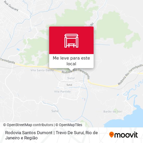 Rodovia Santos Dumont | Trevo De Suruí mapa