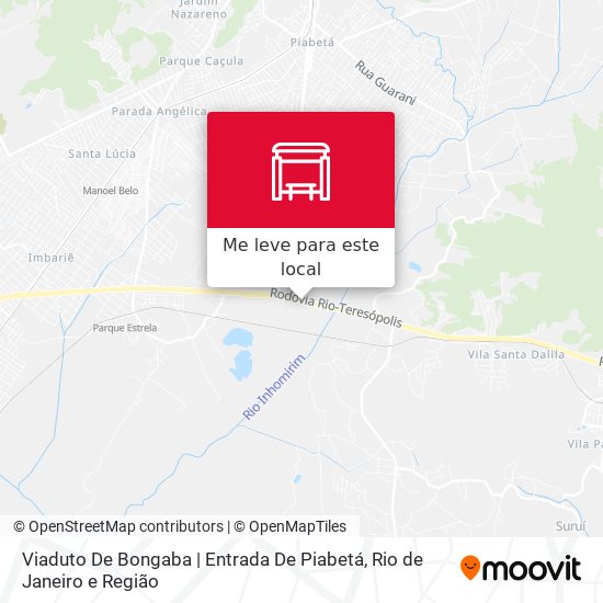 Viaduto De Bongaba | Entrada De Piabetá mapa