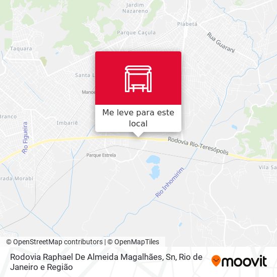 Rodovia Raphael De Almeida Magalhães, Sn mapa