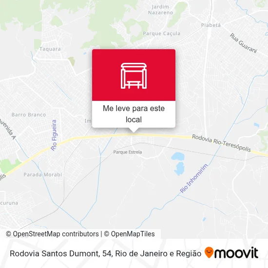 Rodovia Santos Dumont, 54 mapa