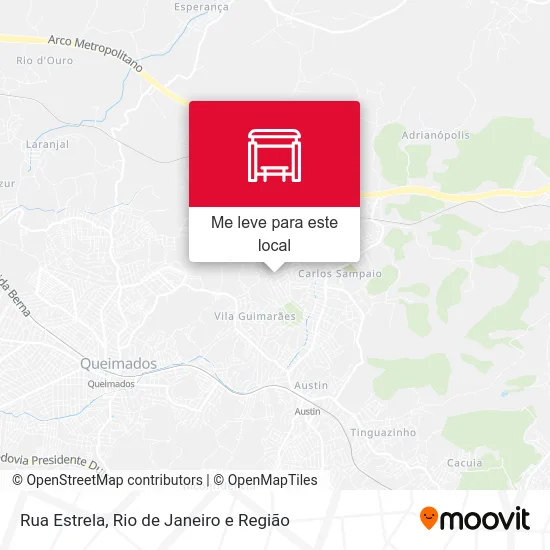 Rua Estrela mapa