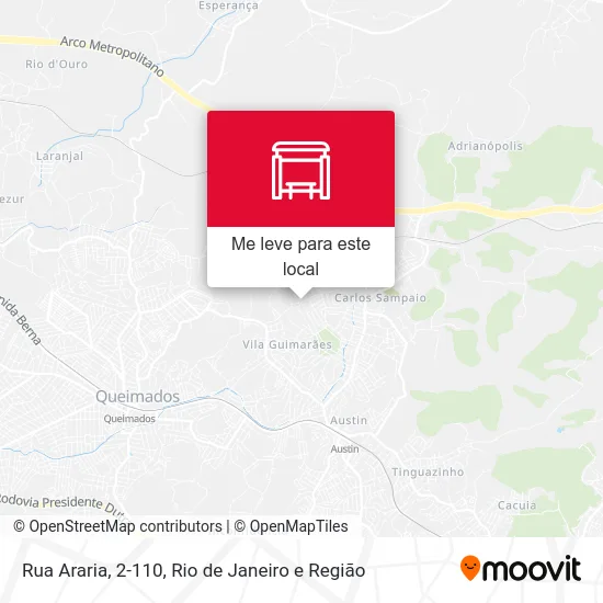 Rua Araria, 2-110 mapa