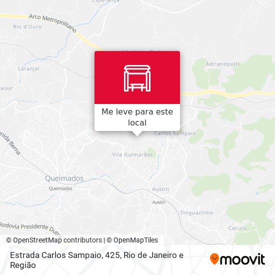 Estrada Carlos Sampaio, 425 mapa