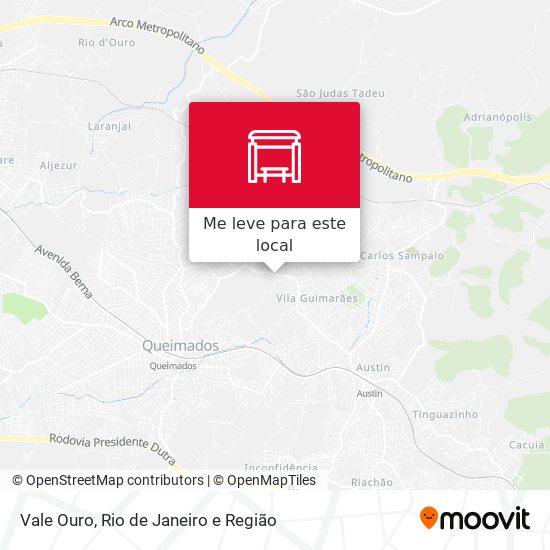 Vale Ouro mapa