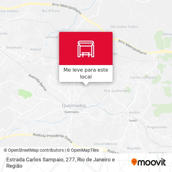 Estrada Carlos Sampaio, 277 mapa