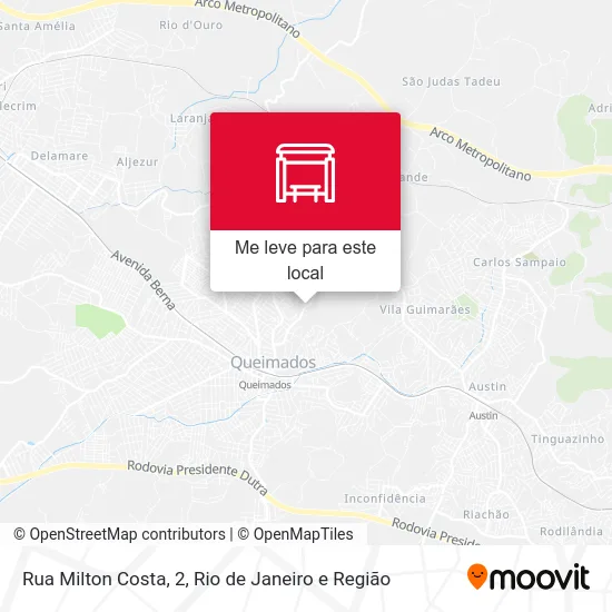 Rua Milton Costa, 2 mapa