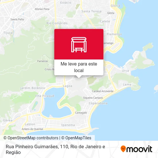 Rua Pinheiro Guimarães, 110 mapa