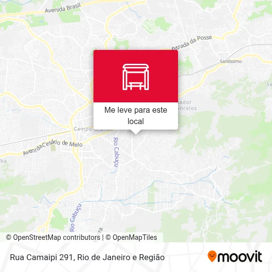 Rua Camaipi 291 mapa