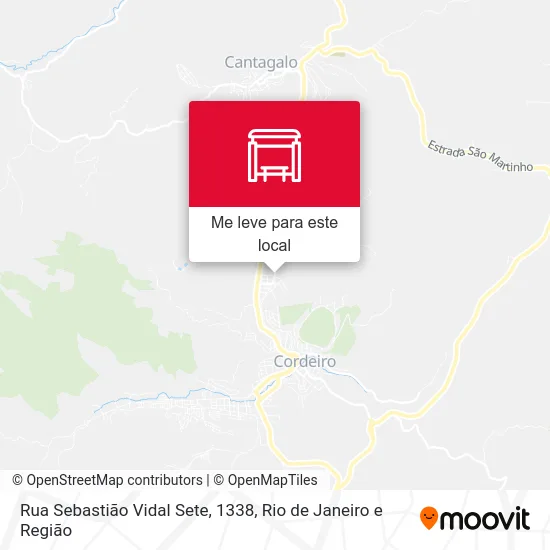 Rua Sebastião Vidal Sete, 1338 mapa