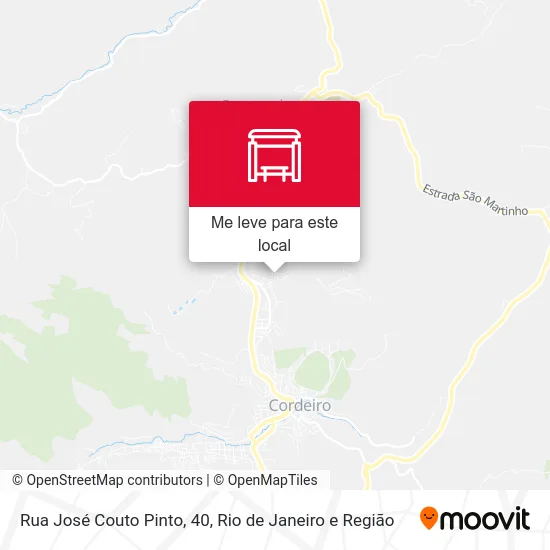 Rua José Couto Pinto, 40 mapa