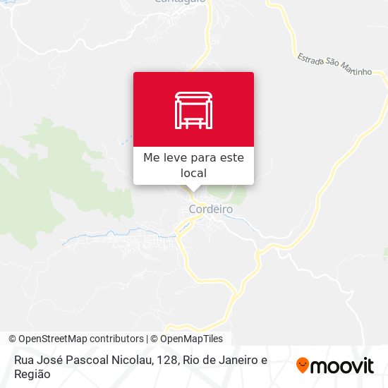 Rua José Pascoal Nicolau, 128 mapa