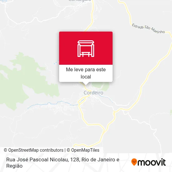 Rua José Pascoal Nicolau, 128 mapa