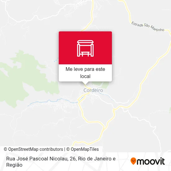 Rua José Pascoal Nicolau, 26 mapa