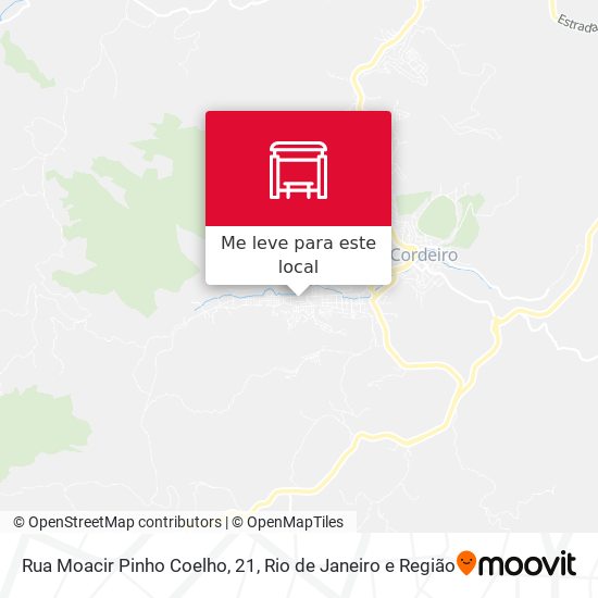 Rua Moacir Pinho Coelho, 21 mapa