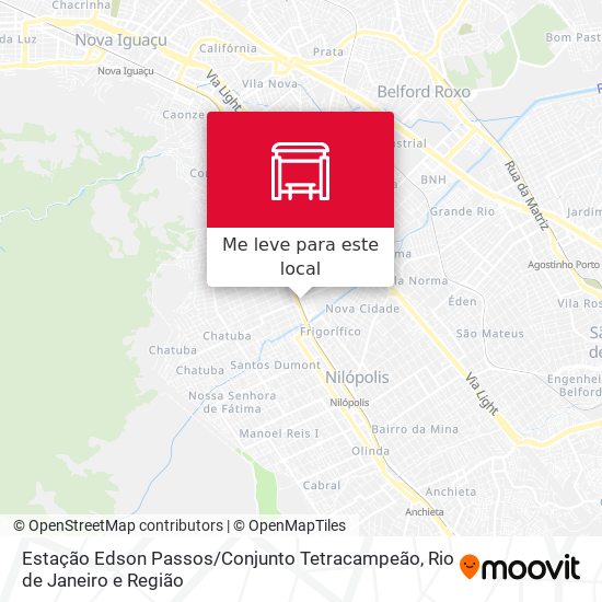 Estação Edson Passos / Conjunto Tetracampeão mapa