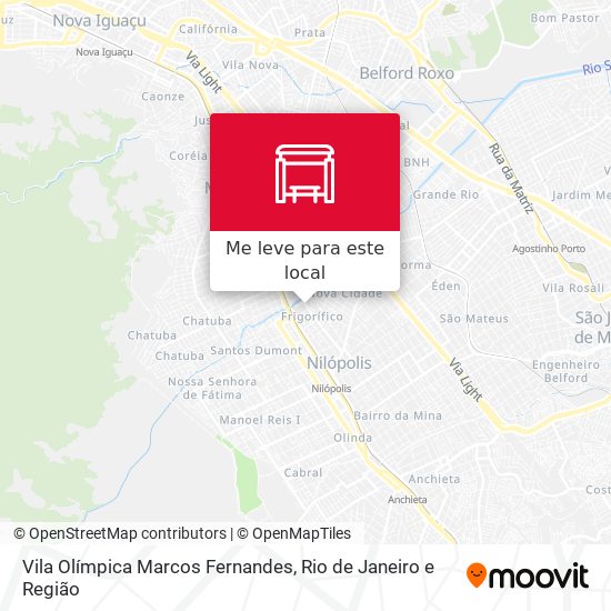 Vila Olímpica Marcos Fernandes mapa