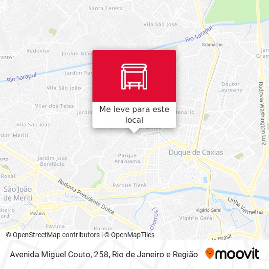 Avenida Miguel Couto, 258 mapa