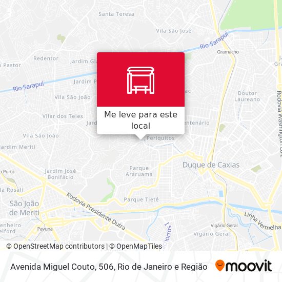 Avenida Miguel Couto, 506 mapa