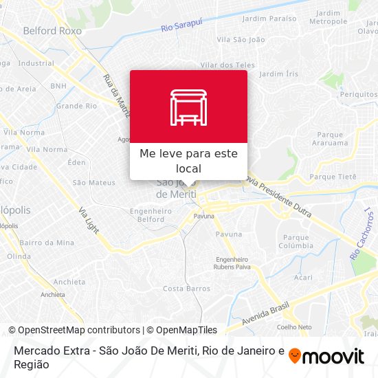 Mercado Extra - São João De Meriti mapa