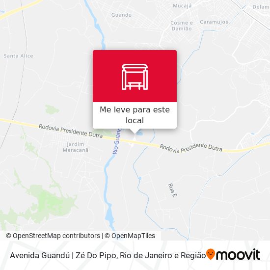 Avenida Guandú | Zé Do Pipo mapa