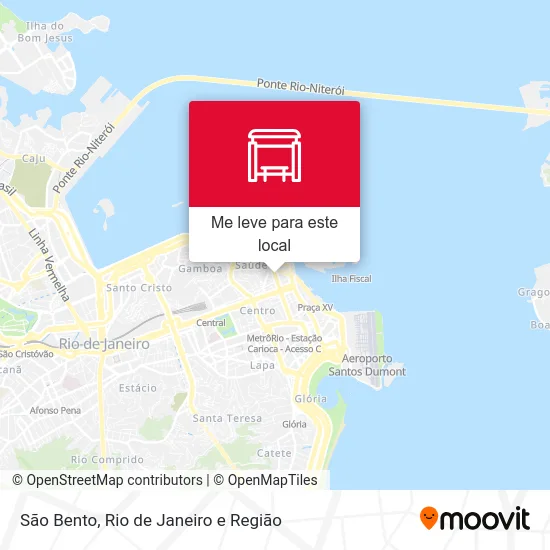 São Bento mapa