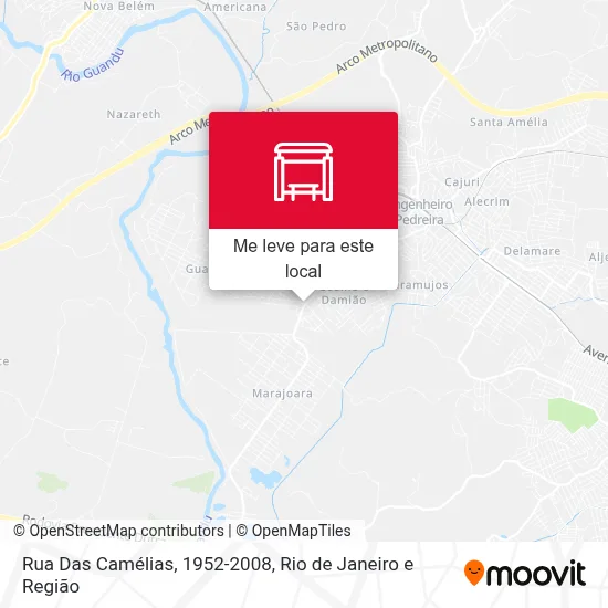 Rua Das Camélias, 1952-2008 mapa