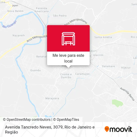 Avenida Tancredo Neves, 3079 mapa
