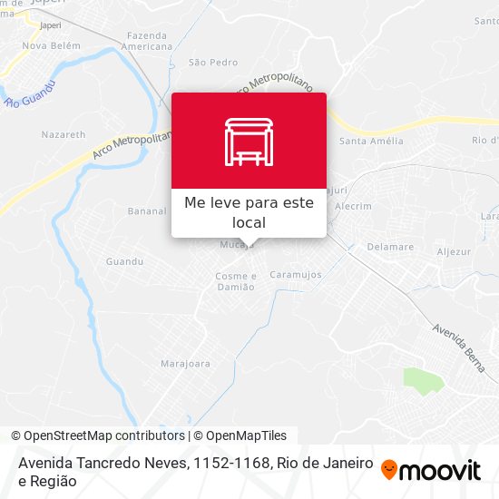 Avenida Tancredo Neves, 1152-1168 mapa