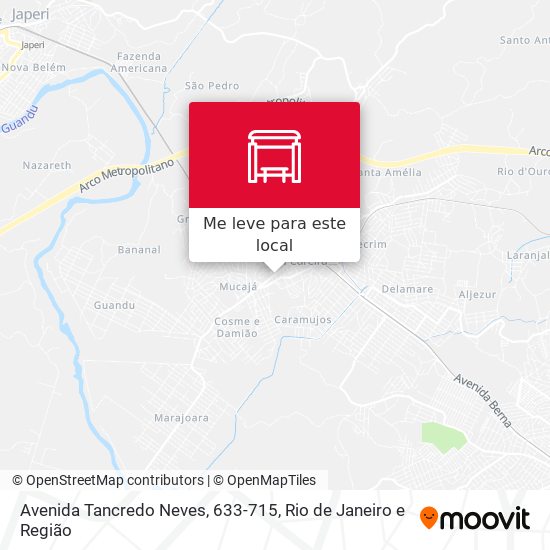 Avenida Tancredo Neves, 633-715 mapa