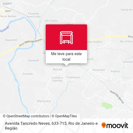Avenida Tancredo Neves, 633-715 mapa