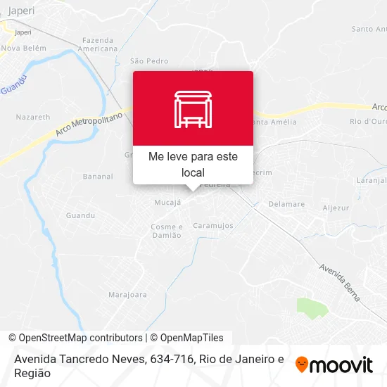 Avenida Tancredo Neves, 634-716 mapa